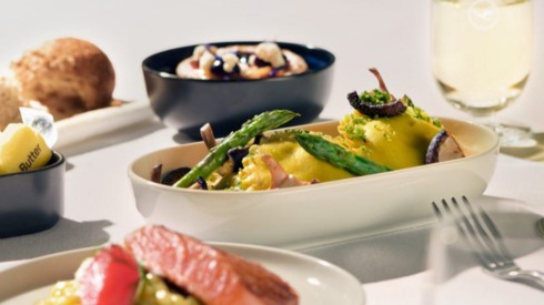 Menu Business Class Lufthansa